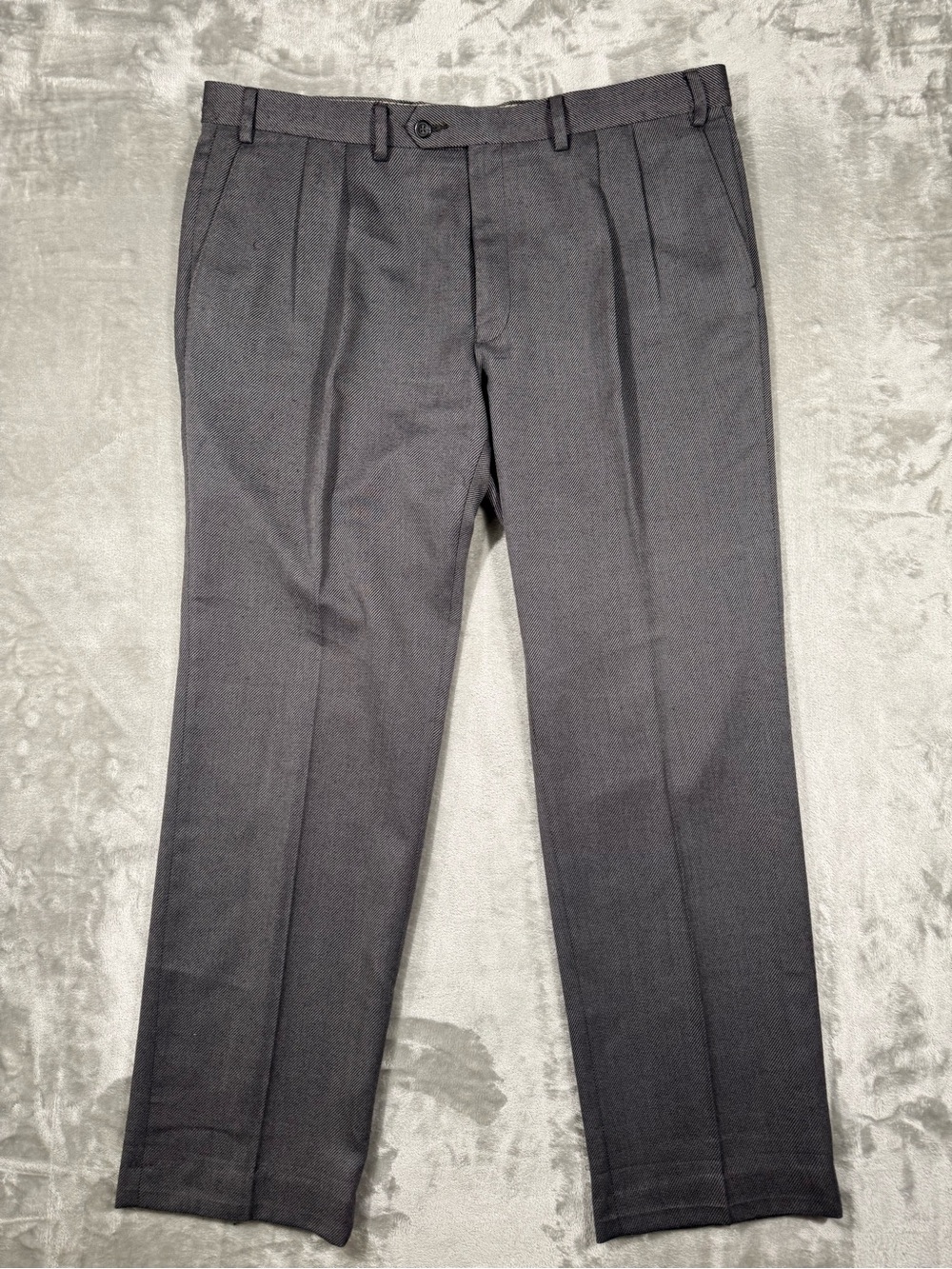 Lauren Ralph Lauren Pants Mens 38x30 Dress Slacks Suit Cuffed Pleated Gray